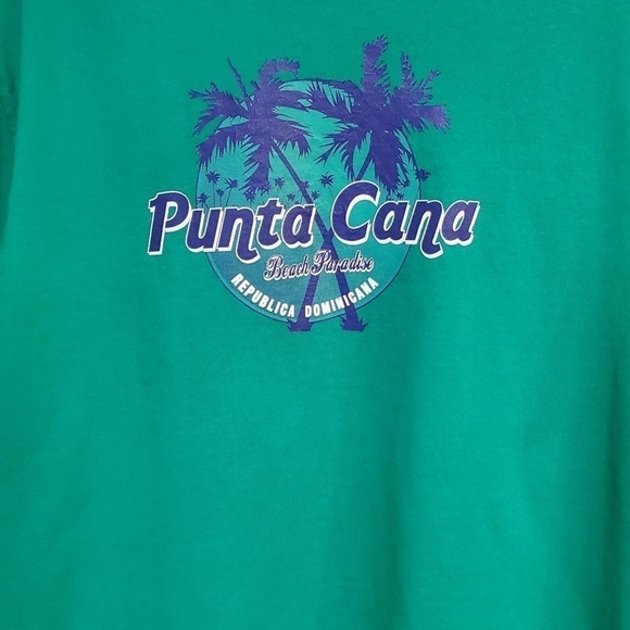 Women's Large Punta Cana Dominican Republic Graphic Logo Tee Destination - Picture 3 of 6